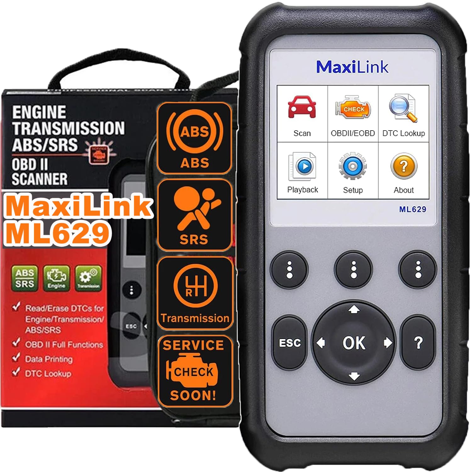 AUTEL MaxiLink ML629 プロフェッショナルスキャンツール Amazon.com: Autel MaxiLink ML629 OBD2 Scanner Upgraded Version of